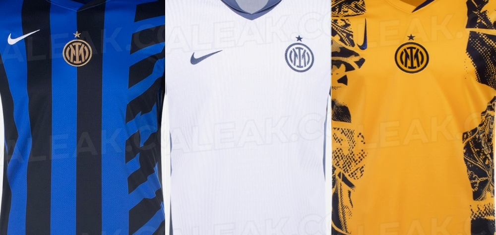 Inter Milan 2024-25 Home, Away, and Third Kits Revealed