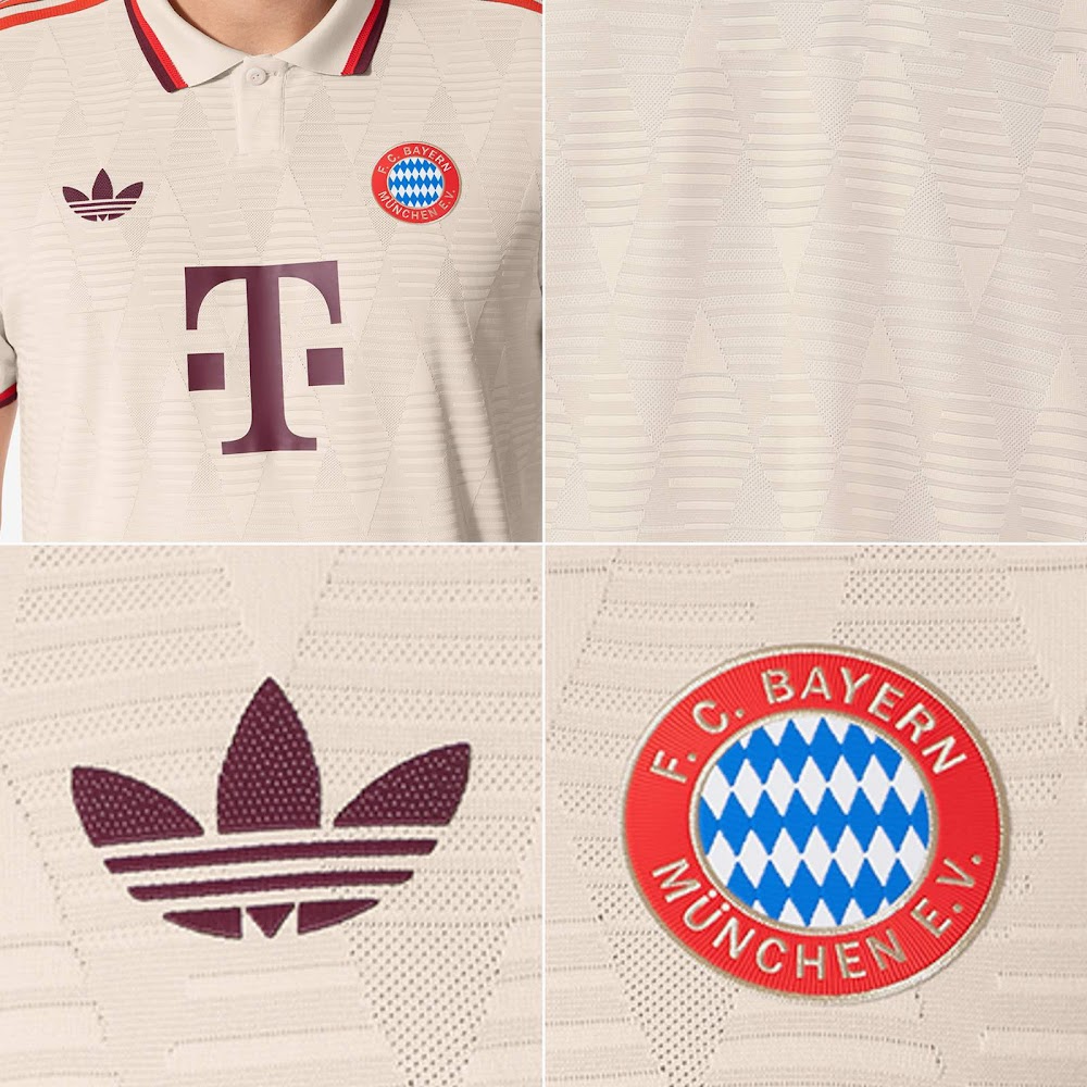 Bayern Munich football jersey of 24-25  Unveiled for Champions League