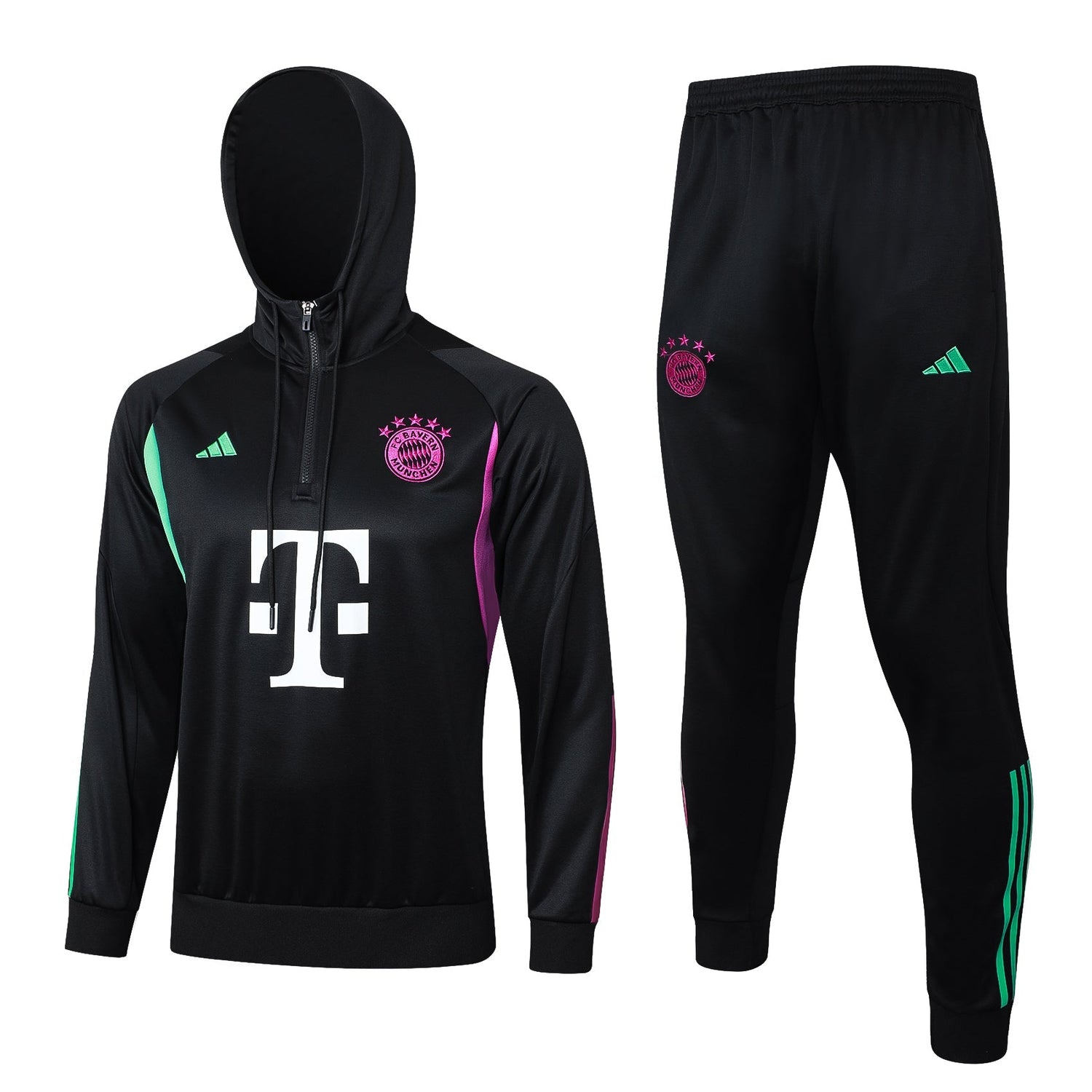 Bayern Munich 23-24 | Black | Tracksuit with Hat