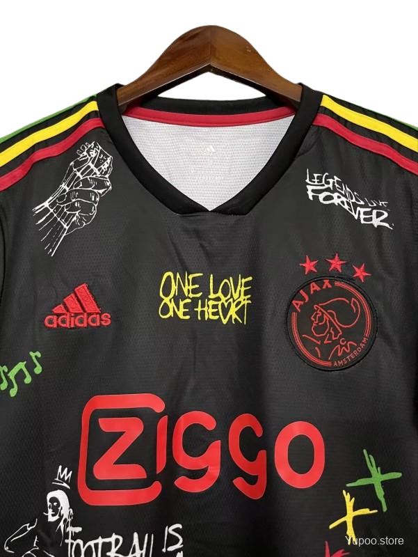 Maillot rétro Ajax Third Black One Love Special Edition 21/22 - Version supporter