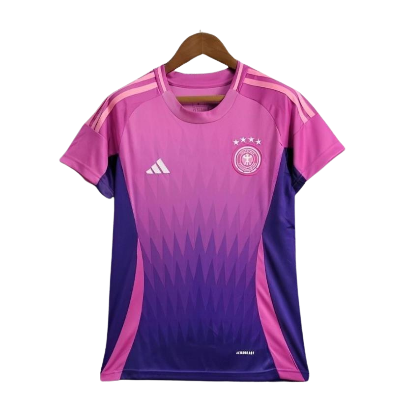 Camiseta de visitante de Alemania para la Eurocopa 2024 para mujer (versión para aficionados)