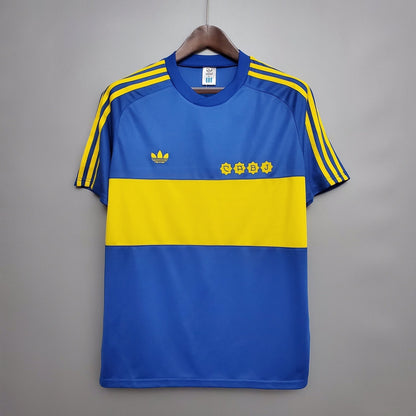 Camiseta retro de local de Boca Juniors 1981