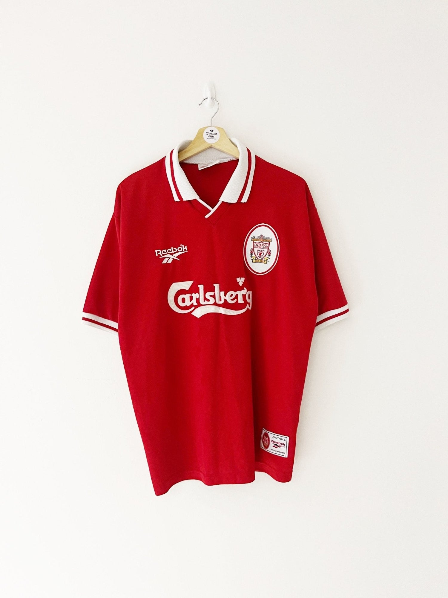 Camiseta local del Liverpool 1996/98 