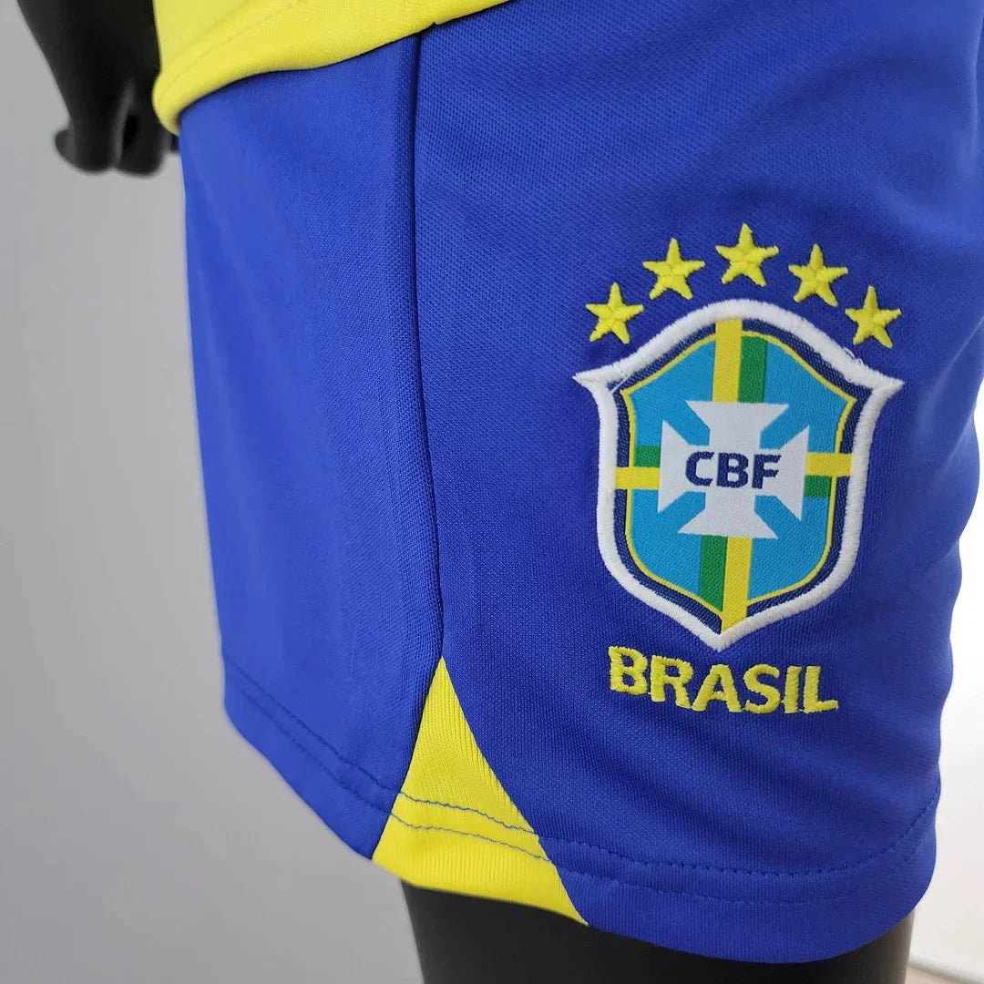 Conjunto de fútbol local de la Copa Mundial de Brasil 2022 (camiseta + pantalones cortos)