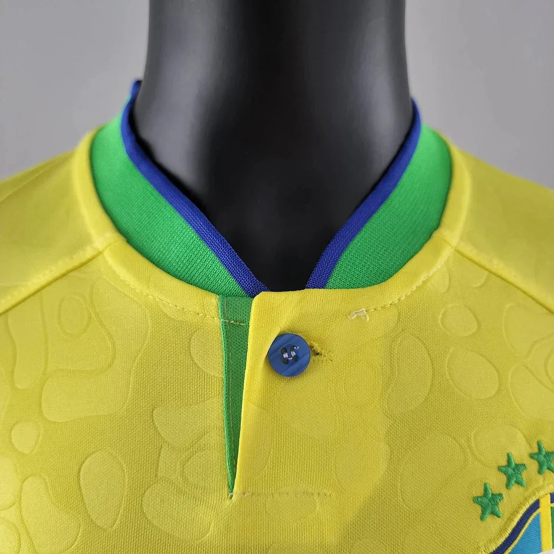 Conjunto de fútbol local de la Copa Mundial de Brasil 2022 (camiseta + pantalones cortos)