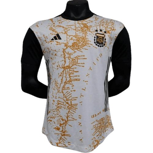 Kit especial Argentina 2023 Blanco/Marrón - Versión jugador