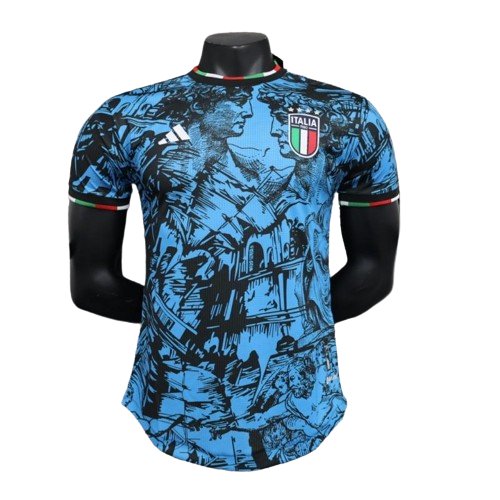 Maillot Italie Spécial Bleu Noir 2023 - Version Joueur