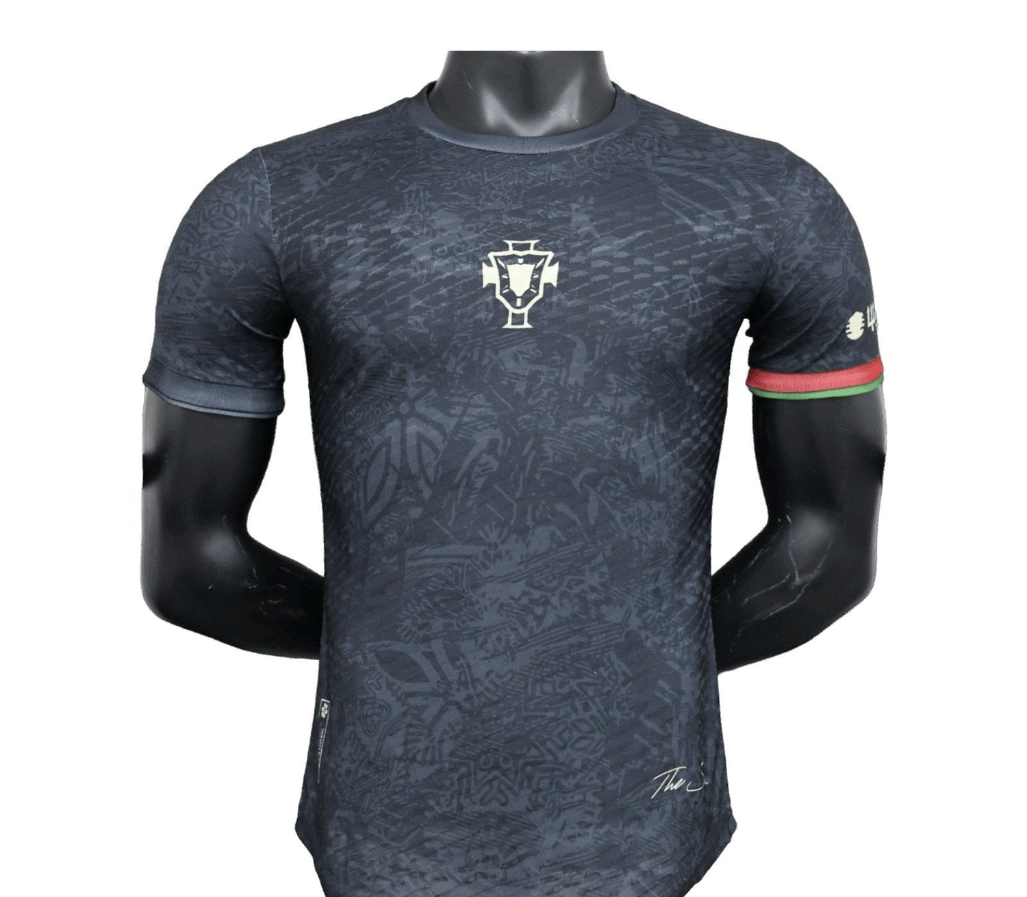 Maillot de football Portugal Black Comma 2023 THE SIU Ronaldo Special Edition - Version joueur 