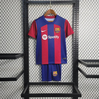 Ensemble de football domicile Barcelone 2023/2024 (maillot + short)