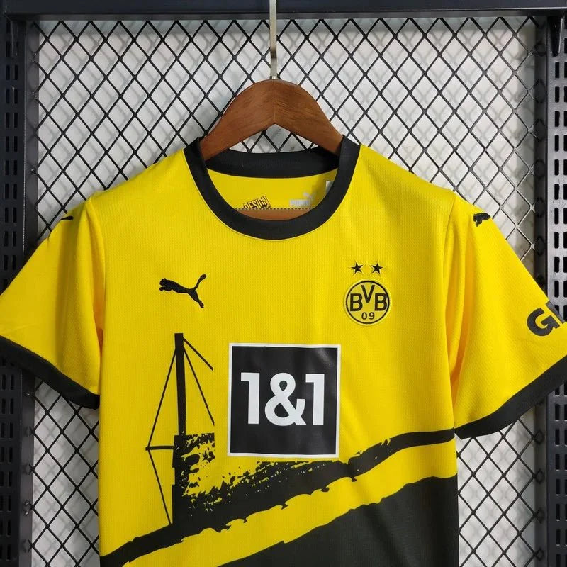 Ensemble domicile Dortmund taille enfant 2023/2024 (maillot + short)