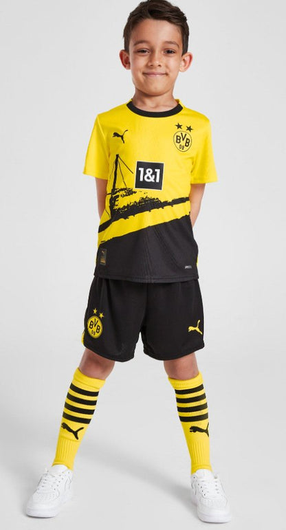 Ensemble domicile Dortmund taille enfant 2023/2024 (maillot + short)