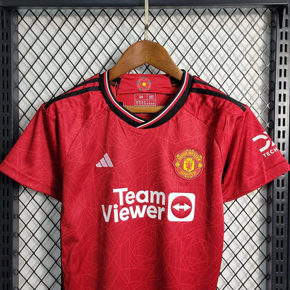 Ensemble de football à domicile Manchester United 2023/2024 (maillot + short)