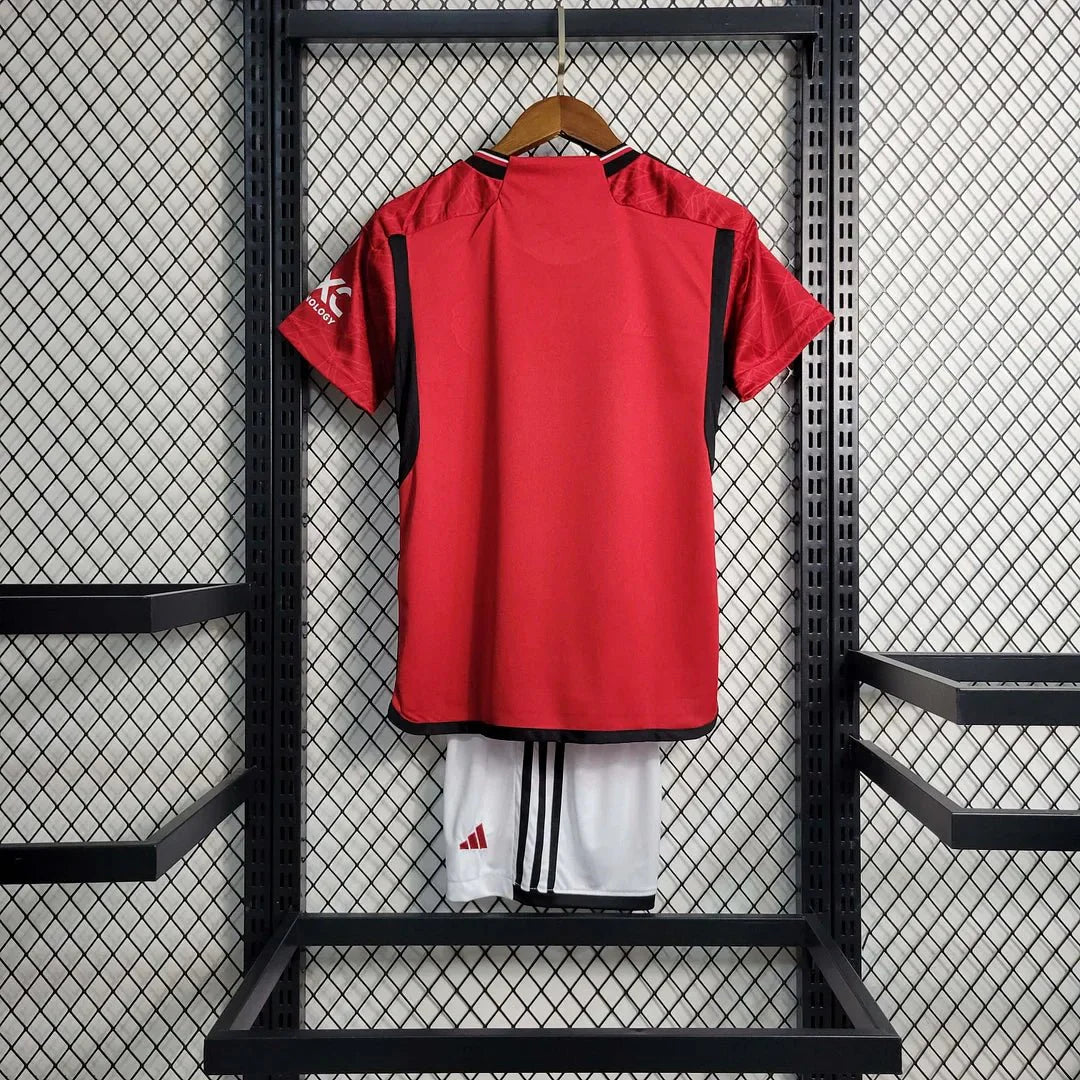 Ensemble de football à domicile Manchester United 2023/2024 (maillot + short)