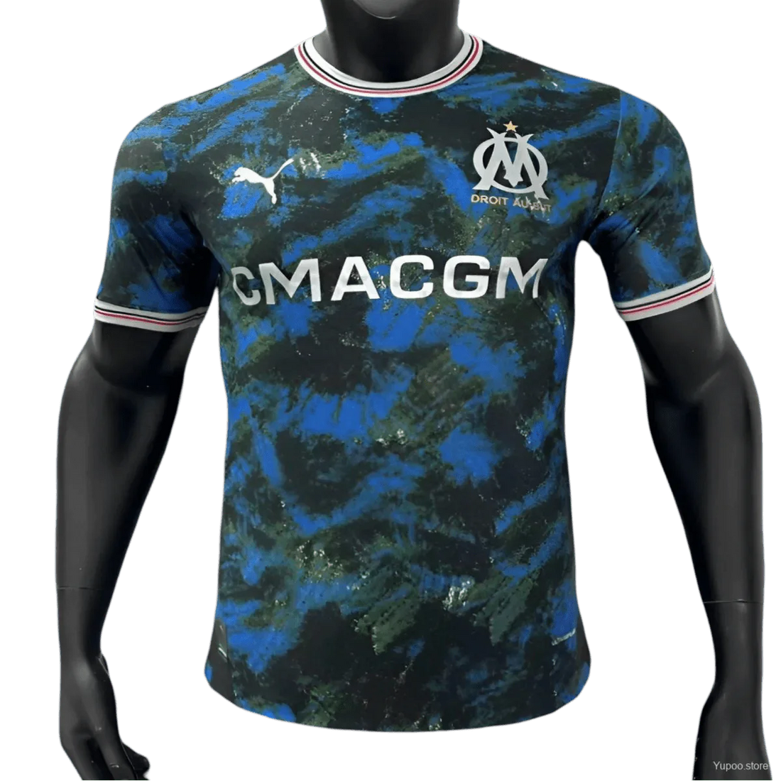 2024/2025 Olympique Marsella Edición especial Camiseta azul Versión jugador