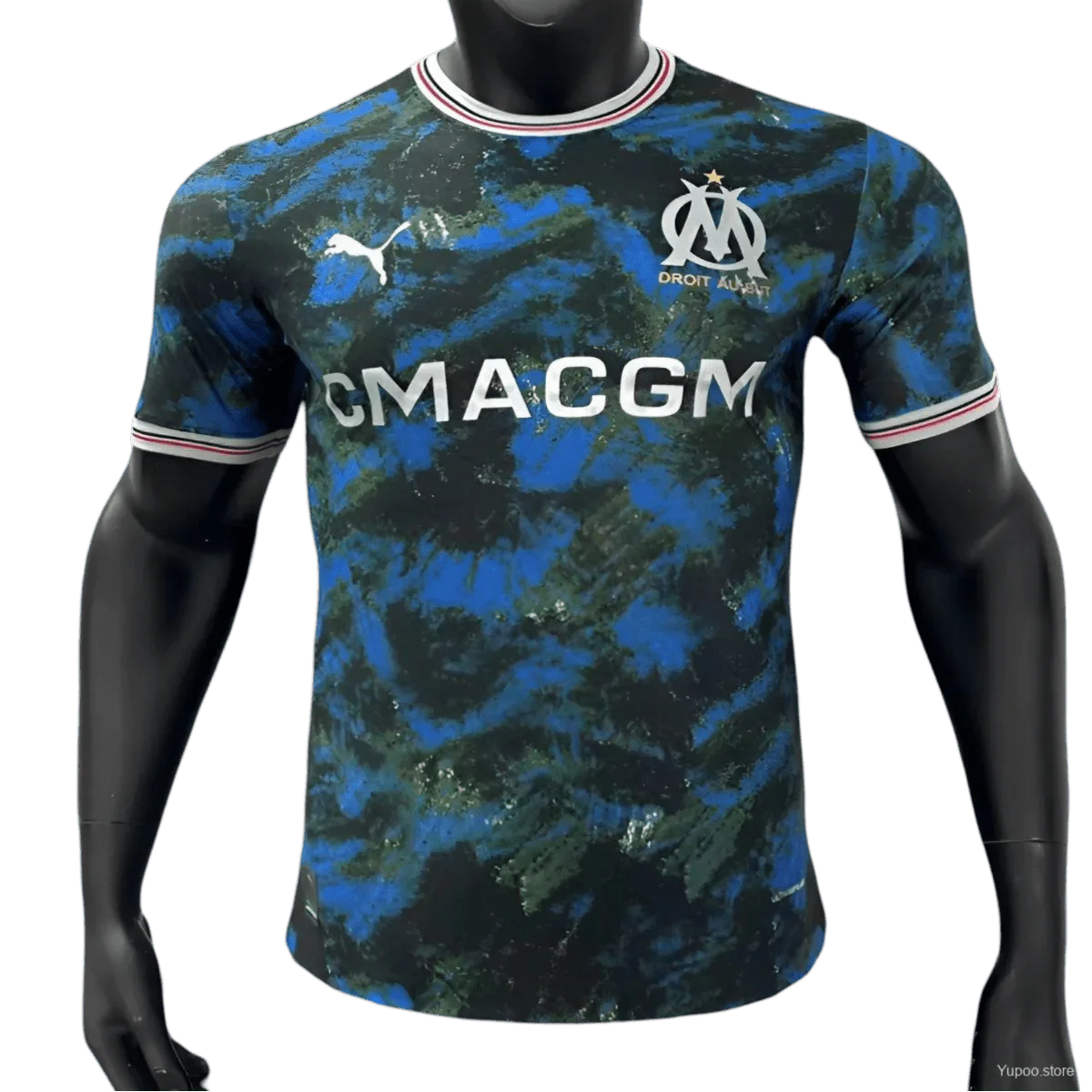 2024/2025 Olympique de Marseille Édition Spéciale Maillot Bleu Version Joueur