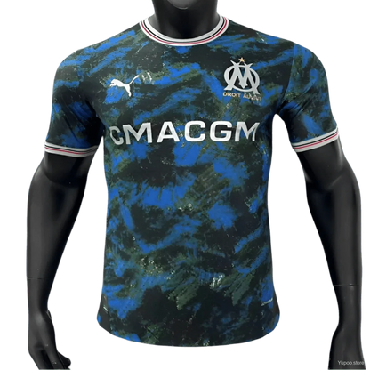 2024/2025 Olympique de Marseille Édition Spéciale Maillot Bleu Version Joueur