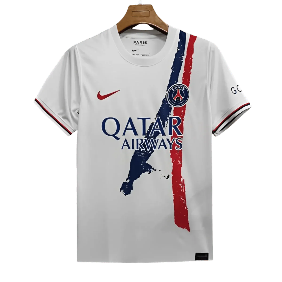 Camiseta visitante blanca del PSG 2024/2025 