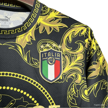 Kit Édition Spéciale Italie x Versace Black Gold 2024/2025 - Version Fan 