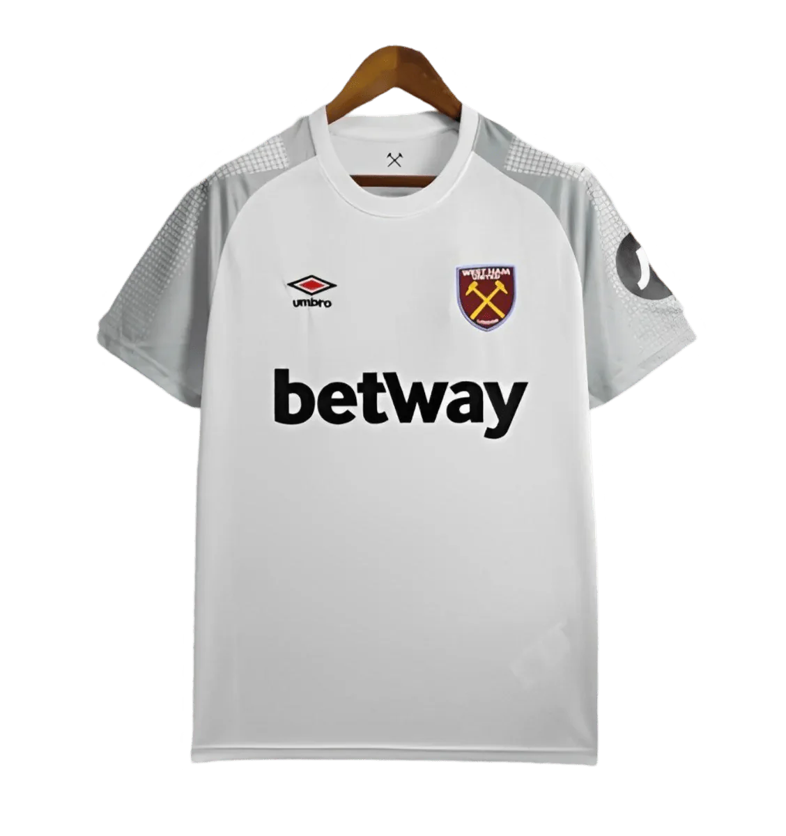 Camiseta de visitante blanca del West Ham United 2024/2025 