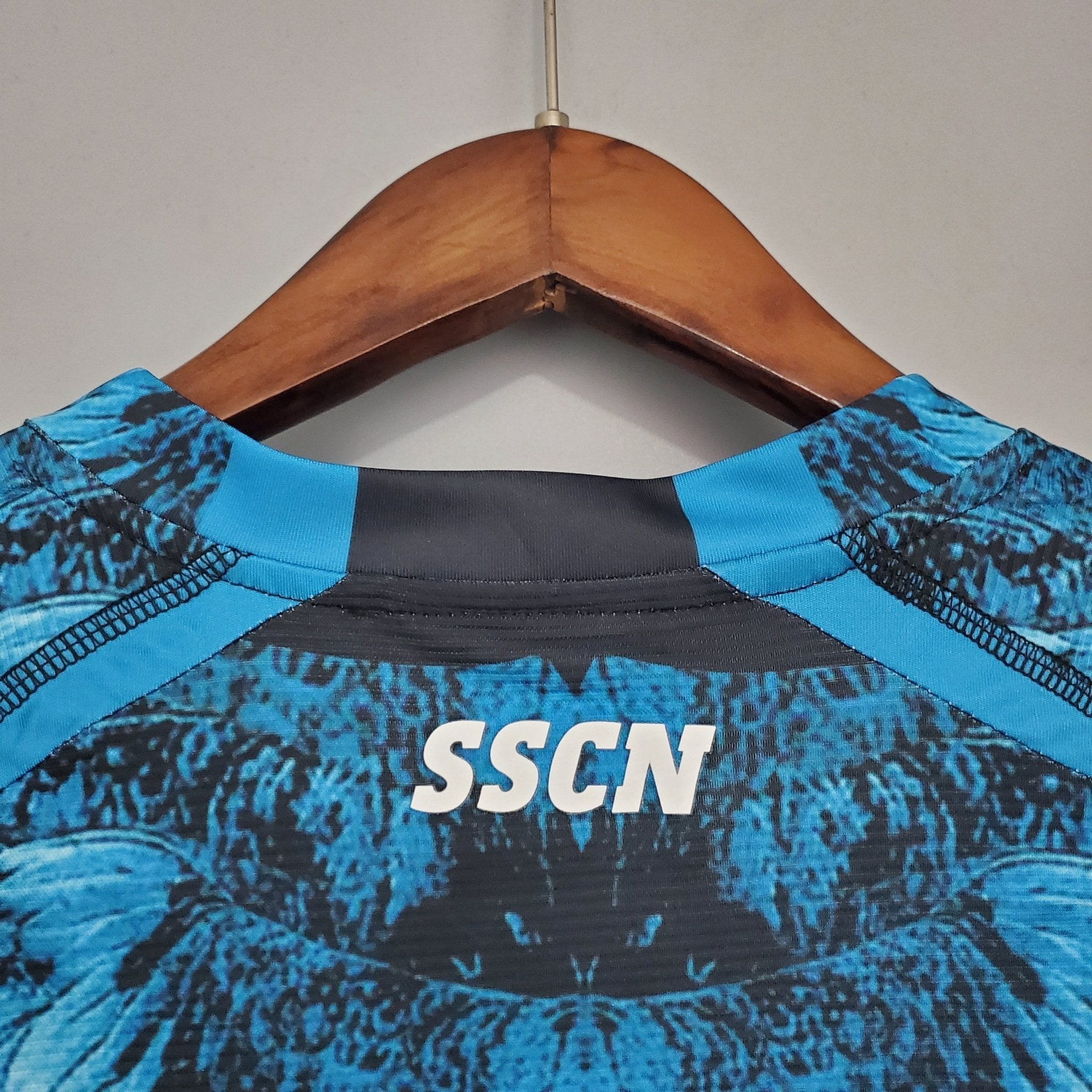 21/22 SSC Napoli kit negro azul Kappa × Marcelo Burlon