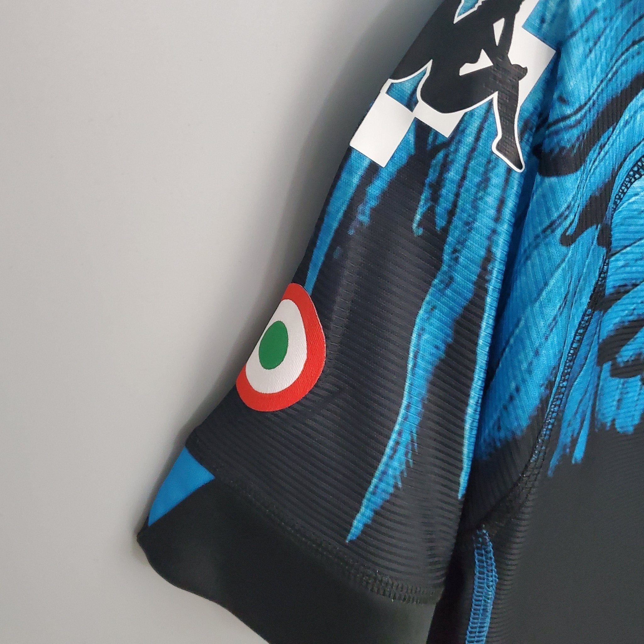 21/22 SSC Napoli kit negro azul Kappa × Marcelo Burlon