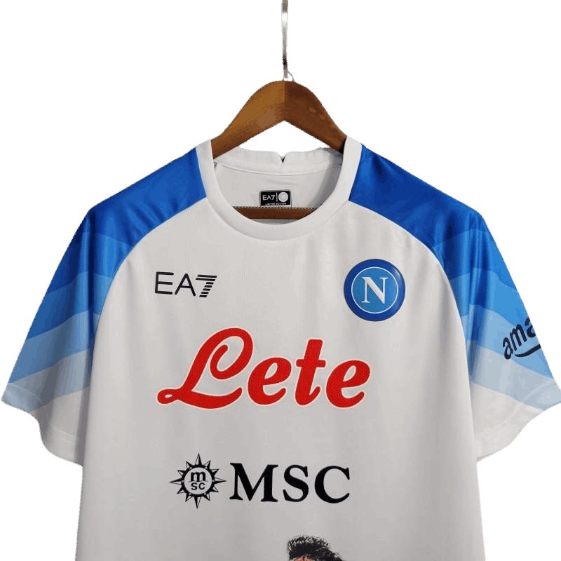 23-24 Napoli Face Game Lozano Kit blanco - Versión para aficionados