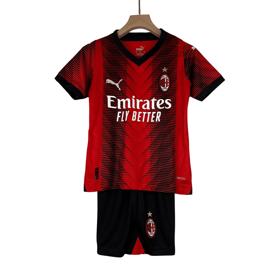 Kit local para niños y jóvenes del AC Milan 23/24