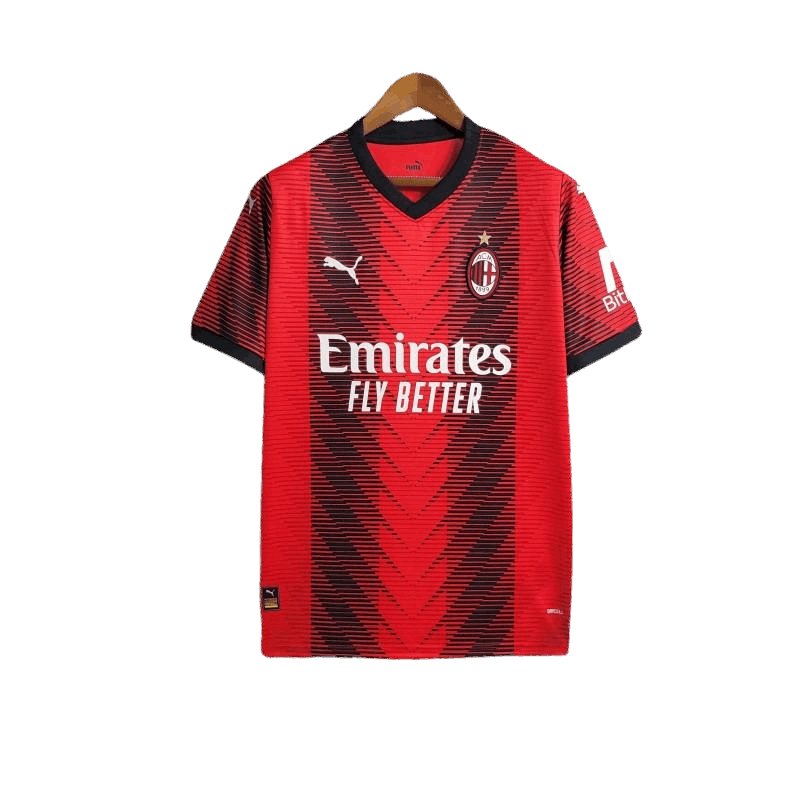 Camiseta local del AC Milan 23/24 - Versión para aficionados