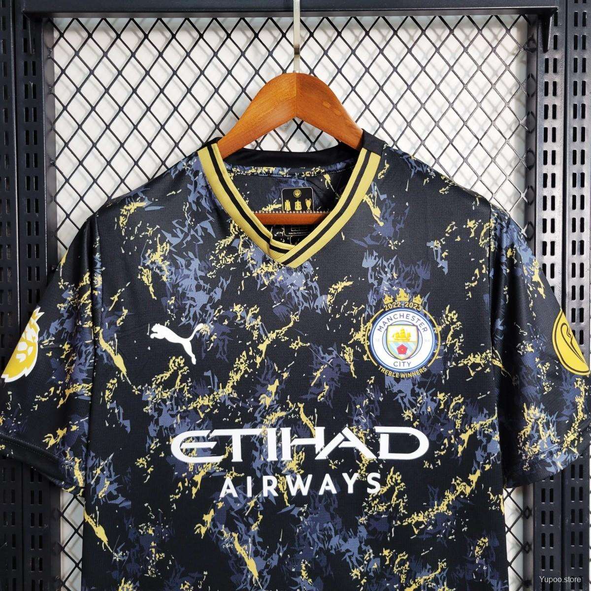 Maillot Manchester City Black Gold Special Edition 23/24 - Version supporter 