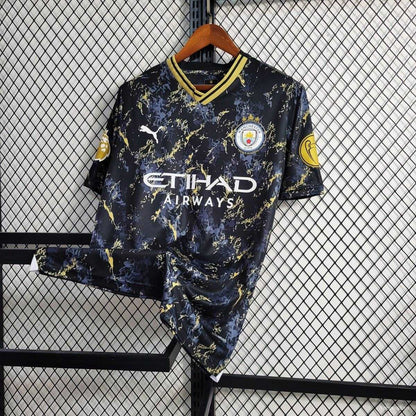 Maillot Manchester City Black Gold Special Edition 23/24 - Version supporter 