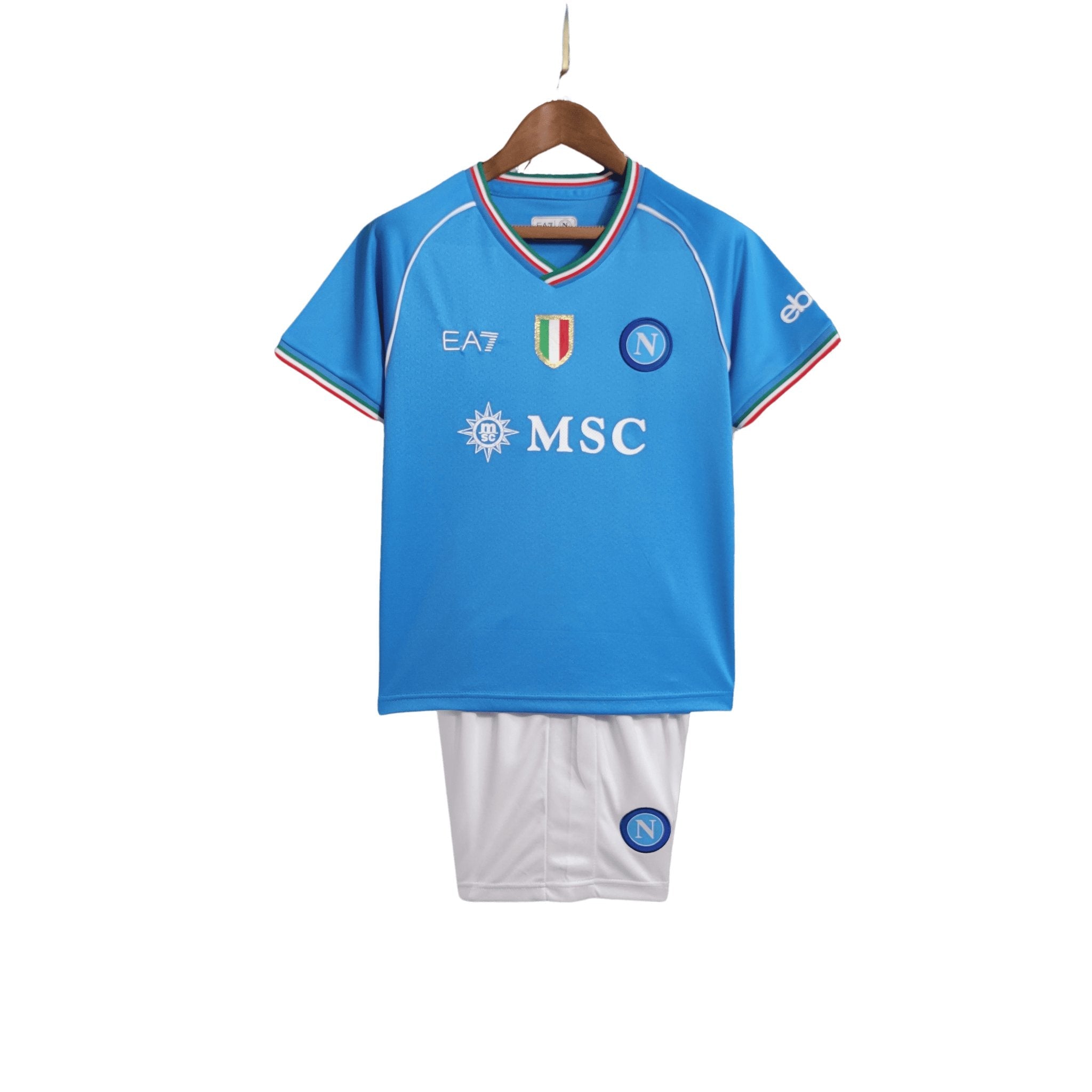 Maillot domicile Naples 23/24 pour enfants et juniors