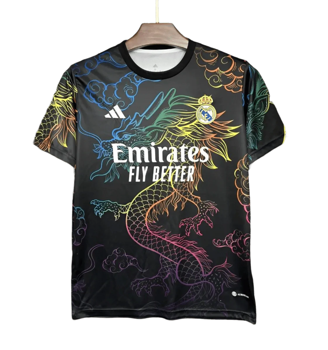 24/25 Los Blancos Black Multi-Color Dragon Special Kit - Fan Version | 365djerseys Store