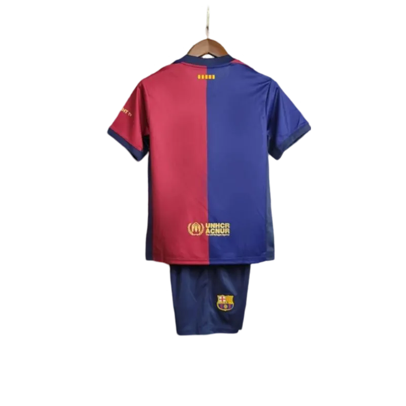 24/25 Kids Barcelona Home 125th Anniversary Jersey