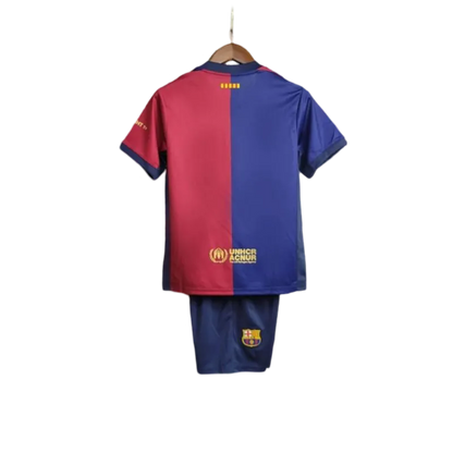 24/25 Kids Barcelona Home 125th Anniversary Jersey