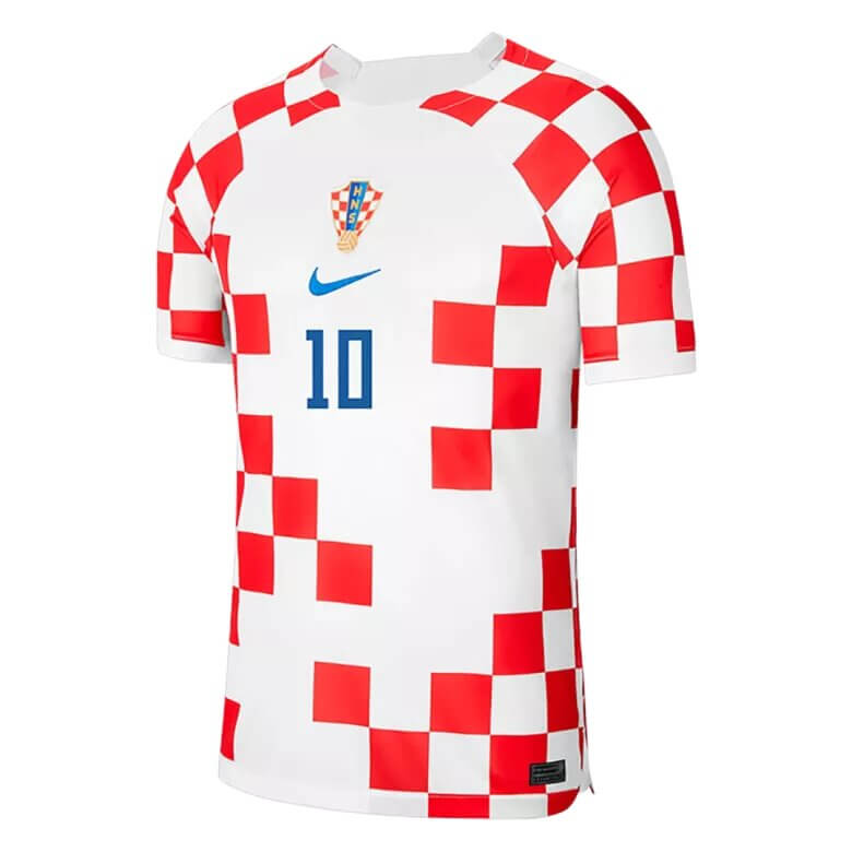 Maillot MODRIĆ 10 Croatie Domicile Coupe du Monde 2022