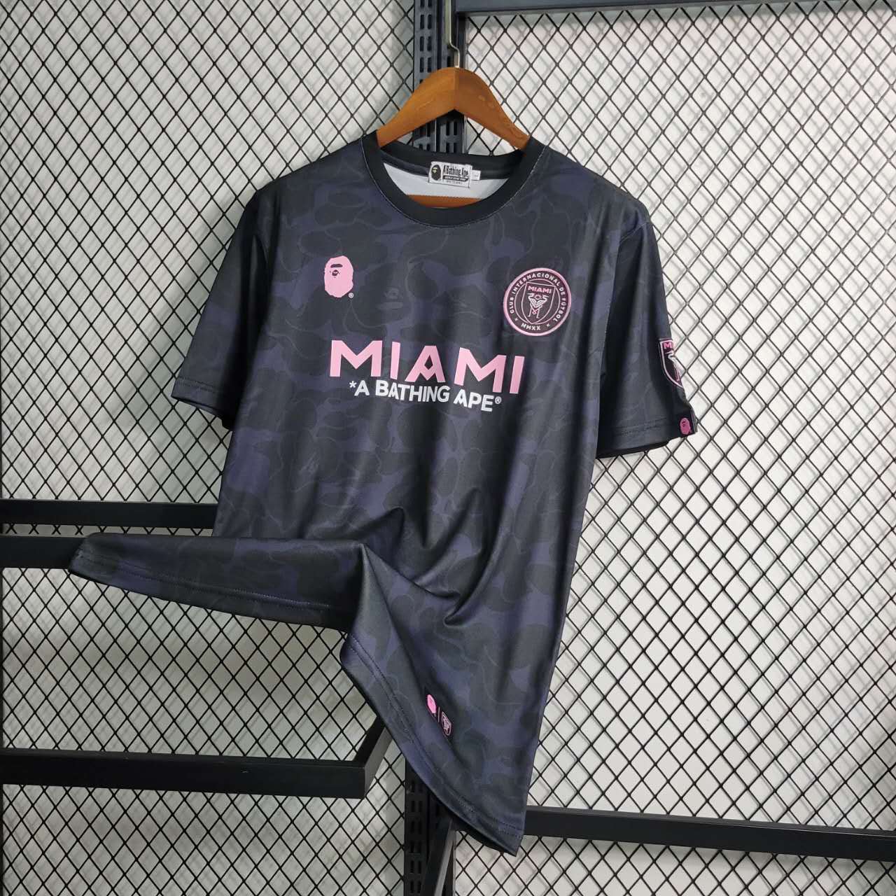 INTER MIAMI X A Bathing APE 2023/2024 EDICIÓN ESPECIAL NEGRA