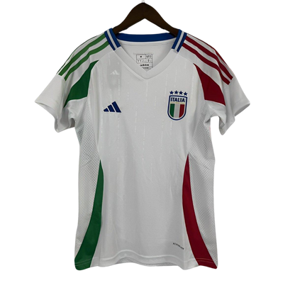 Camiseta de visitante de Italia para la Eurocopa 2024 para mujer (versión para aficionados)