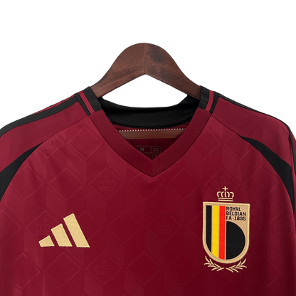 Camiseta local de Bélgica para la Eurocopa 2024 (versión para aficionados)