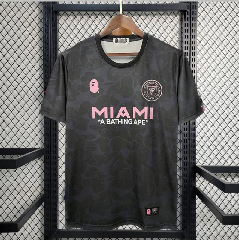 INTER MIAMI X A Bathing APE 2023/2024 EDICIÓN ESPECIAL NEGRA