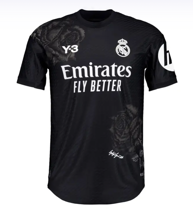 CAMISETA COLABORADA REAL MADRID X Y-3 2023/24 (NEGRA)