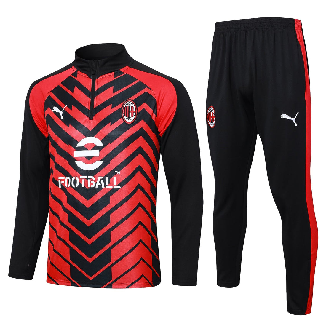 AC Milan 23-24 | Black &amp; Red | Tracksuit