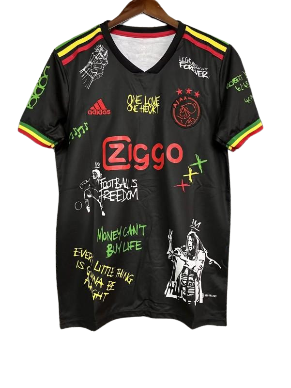 Maillot rétro Ajax Third Black One Love Special Edition 21/22 - Version supporter