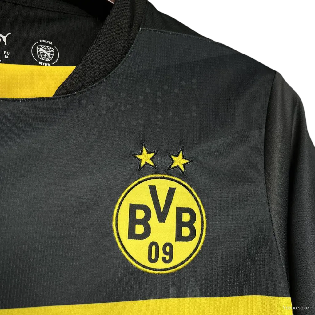 24/25  Borussia Dortmund Away Kit - Fan Version