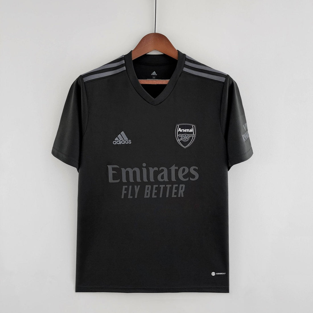 MAILLOT ARSENAL ALL BLACK 22/23 (Entraînement pré-match) 