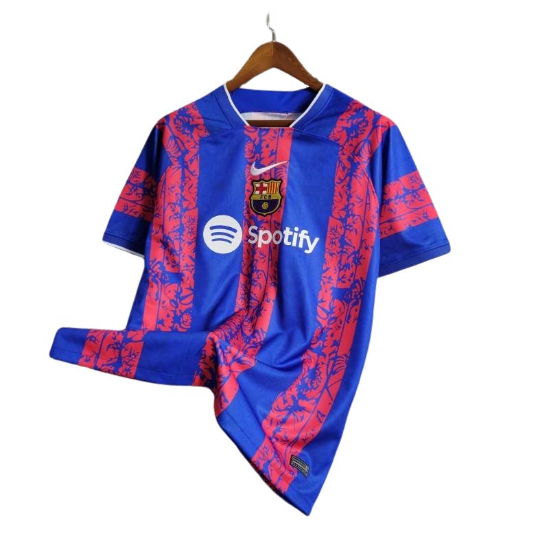 Kit de entrenamiento azul del Barcelona 23-24 - Versión para aficionados