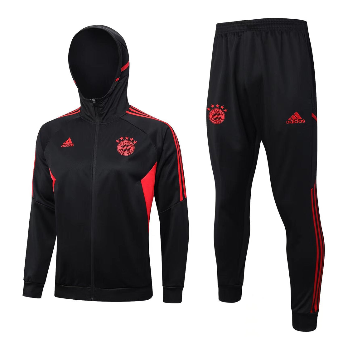 Bayern Munich 23-24 | Black | Tracksuit with Hat