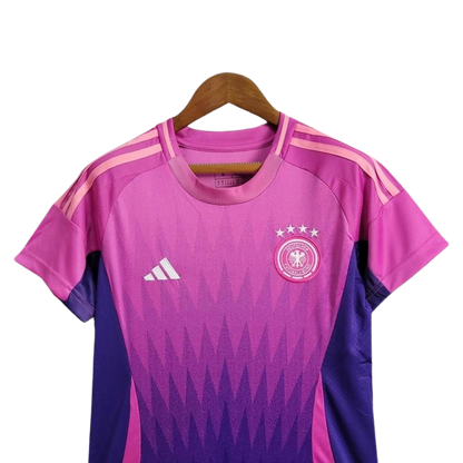 Camiseta de visitante de Alemania para la Eurocopa 2024 para mujer (versión para aficionados)