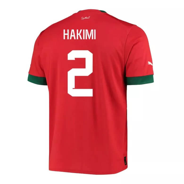 Maillot domicile Maroc HAKIMI 2 Coupe du monde 2022