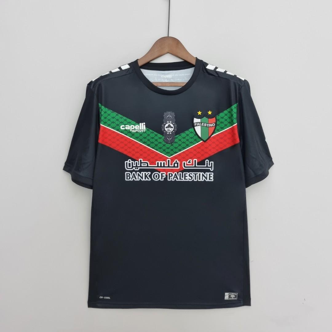 Camiseta FC Palestino 22/23 Palestina Negra