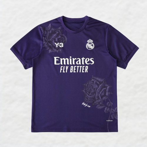 CAMISETA COLABORACIÓN REAL MADRID X Y-3 2023/24 (MORADA)